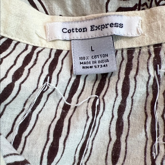 Cotton Express Women’s Southwestern Boho Sequin A Line  Skirt Size L - Picture 3 of 4